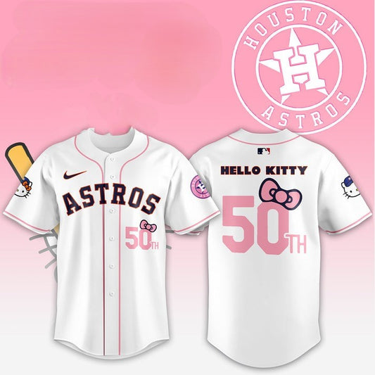 2024 Houston Astros x Hello Kitty Night Jerseys