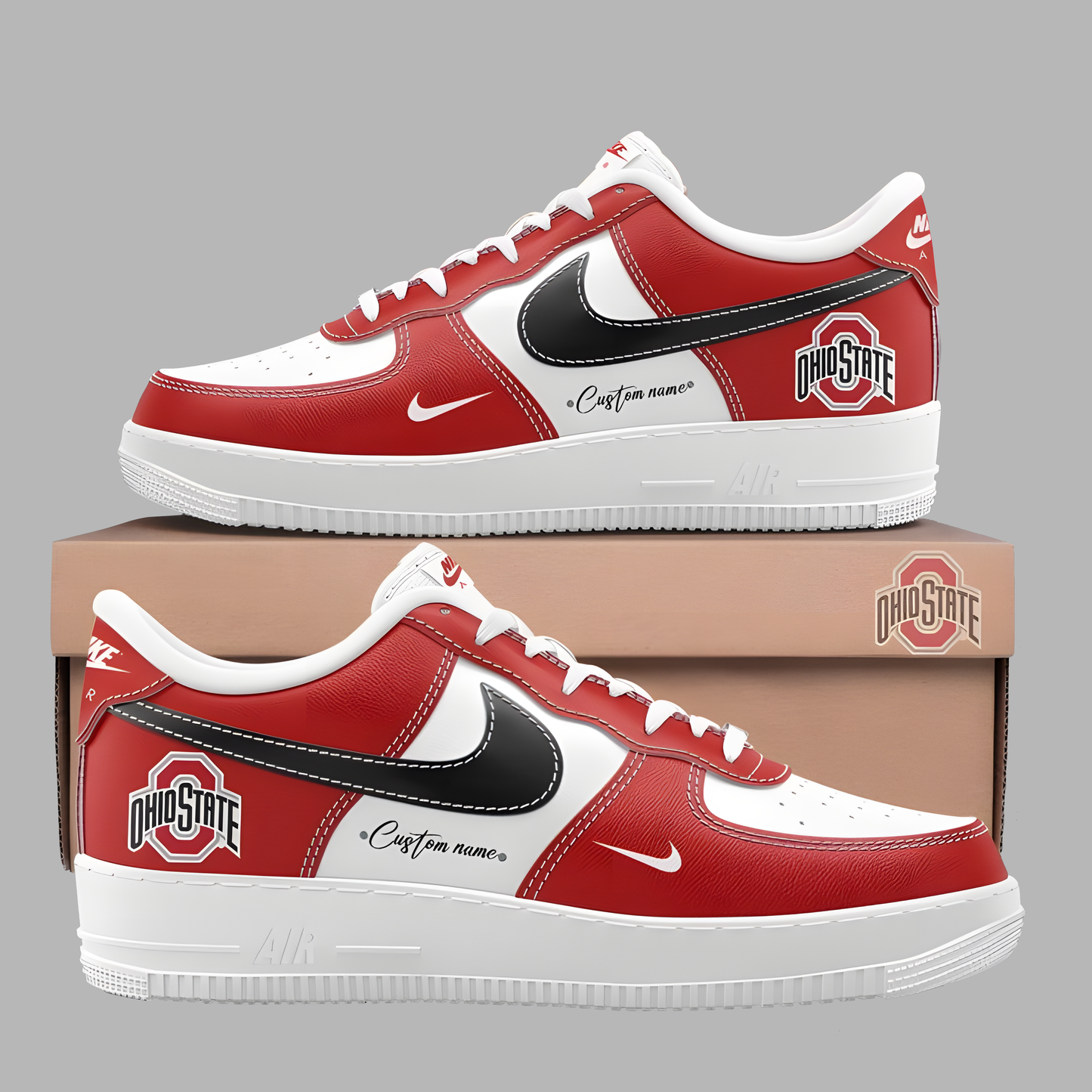 Ohio State Football Custom Name 2024 Sneaker