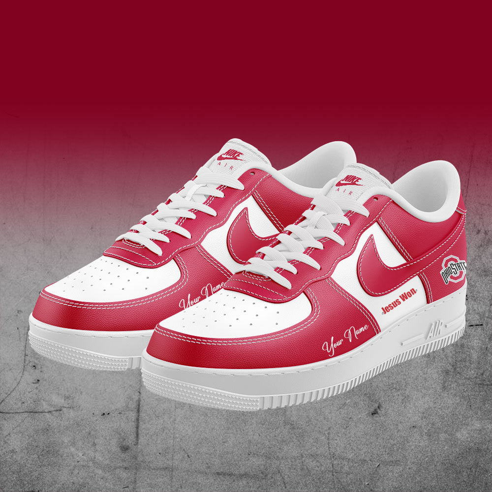 Ohio State “FOLLOW JESUS” Custom Name 2024 AF1 SNEAKER