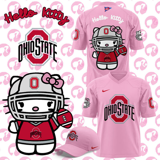 Limited Edition Ohio State Football x Hello Kitty Football Jersey