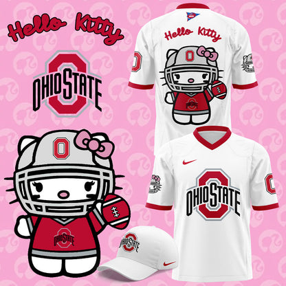 Limited Edition Ohio State Football x Hello Kitty Football Jersey