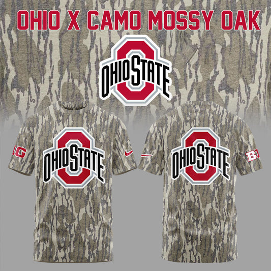 Limited Edition Ohio State x Camo Mossy Oak Tshirt