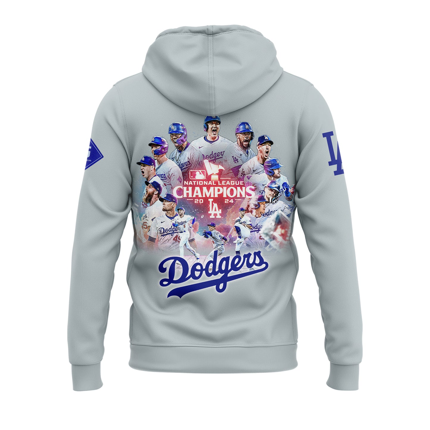 Los Angeles Dodgers 2024 National League Champions, World Series Hoodie