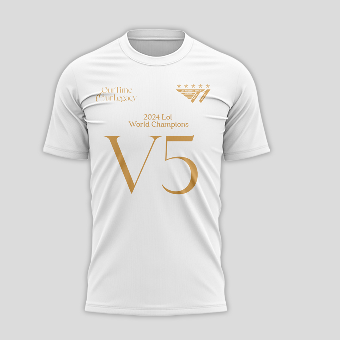 T1 Limited Edition V5 World Champions Worlds Tee, SKT T1 Tee Worlds championshis