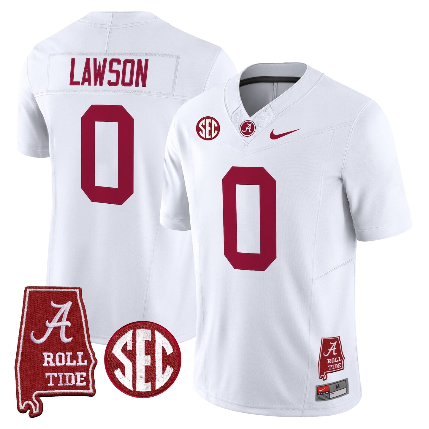 Alabama Crimson Tide 2025 Vapor Limited Jersey - Alabama Map  | SW36