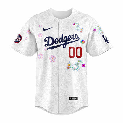 Dodgers Shohei Ohtani x Takashi Murakami Tokyo Series Collection Custom Name, Number For Fans Jersey