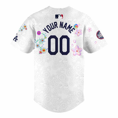 Dodgers Shohei Ohtani x Takashi Murakami Tokyo Series Collection Custom Name, Number For Fans Jersey