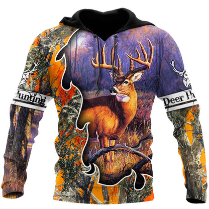 Max Corner Deer Hunting Camo Pattern 3D All Over Printed Shirts Gift For Hunter