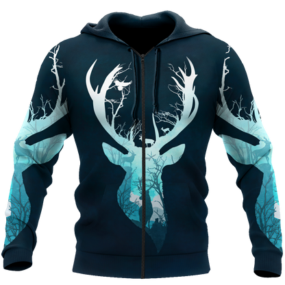 Deer Hunting Tree Life 3D All Over Printed Shirts Gift For Hunter