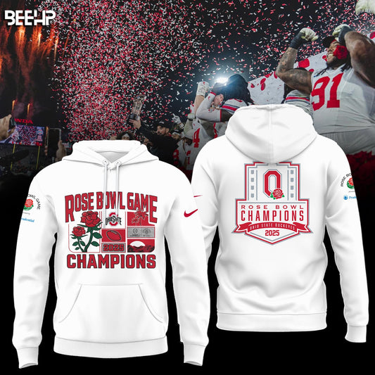 Special Rose Bowl Champions Ohio State Buckeyes Football Hoodie