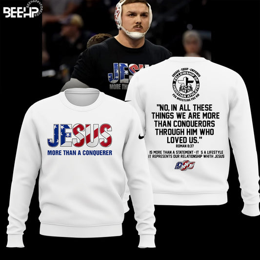 Wyatt Hendrickson Jesus More Than A Conquerer Sweatshirt