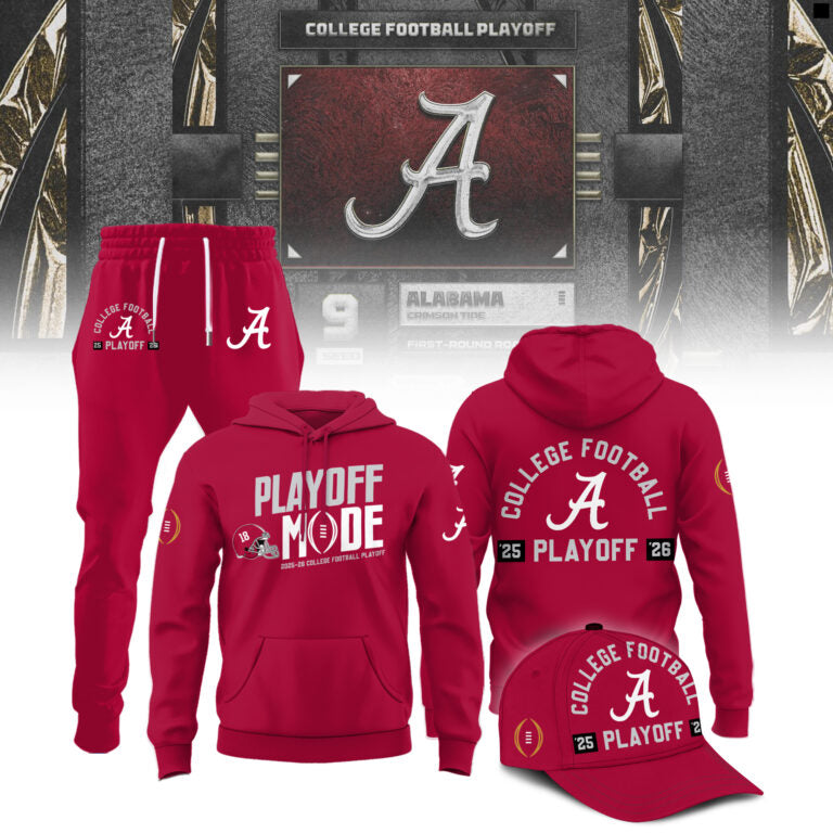 Alabama Crimson Tide 2025-26 College Football Playoff Limited Edition Hoodie | II94