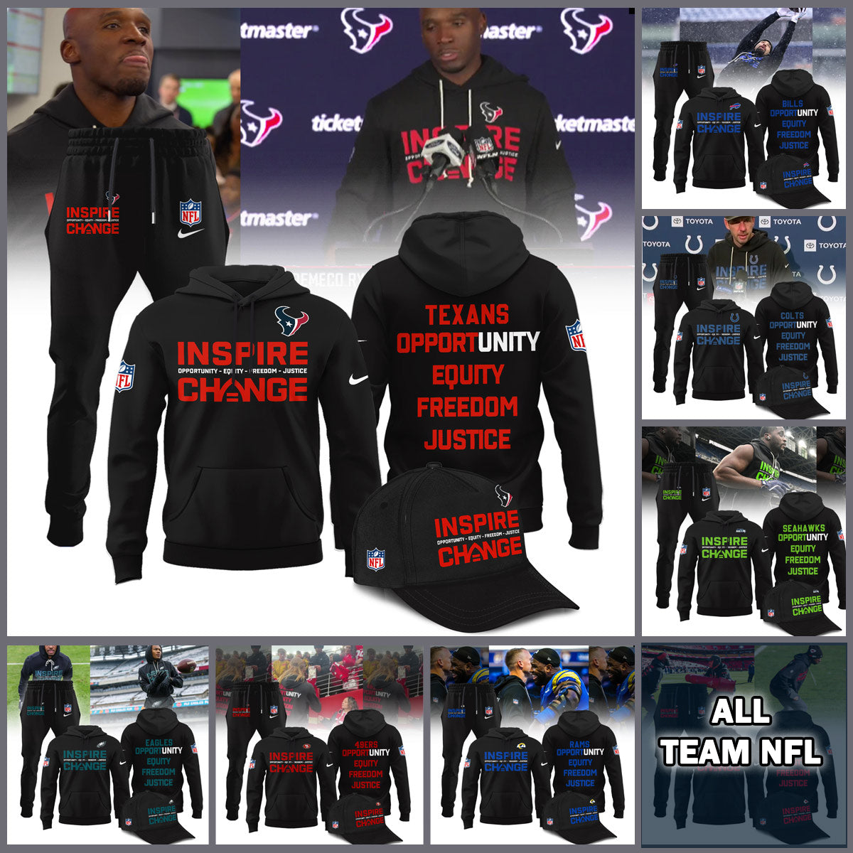 All Team NFL 2025 Inspire Change Limited Edition Combo | EL17