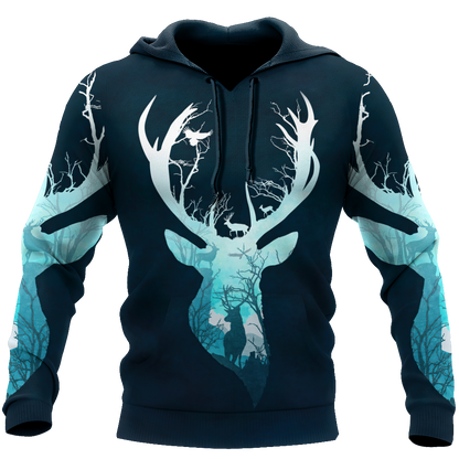 Deer Hunting Tree Life 3D All Over Printed Shirts Gift For Hunter