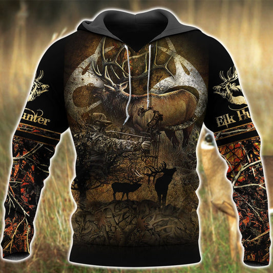 Deer Hunting 3D Design All Over Printed