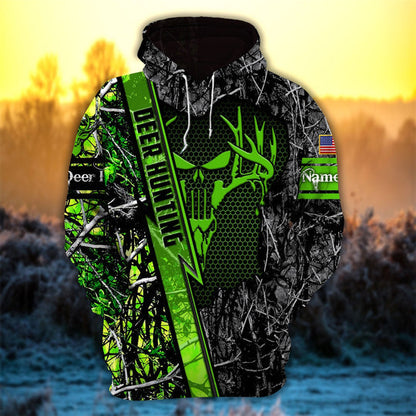 Personalized Deer Hunter Hunting Hoodies 3D Multicolored