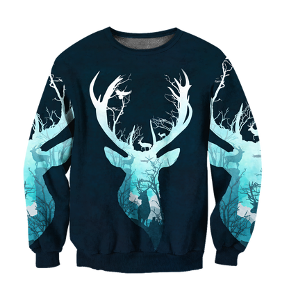 Deer Hunting Tree Life 3D All Over Printed Shirts Gift For Hunter