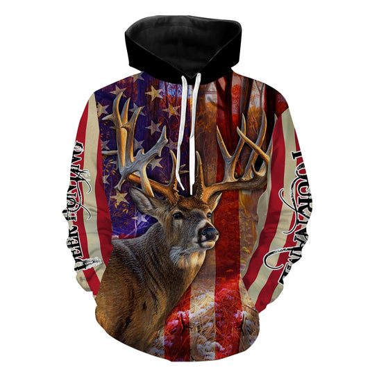 Deer Hunting A11 All Over Printed Hoodie