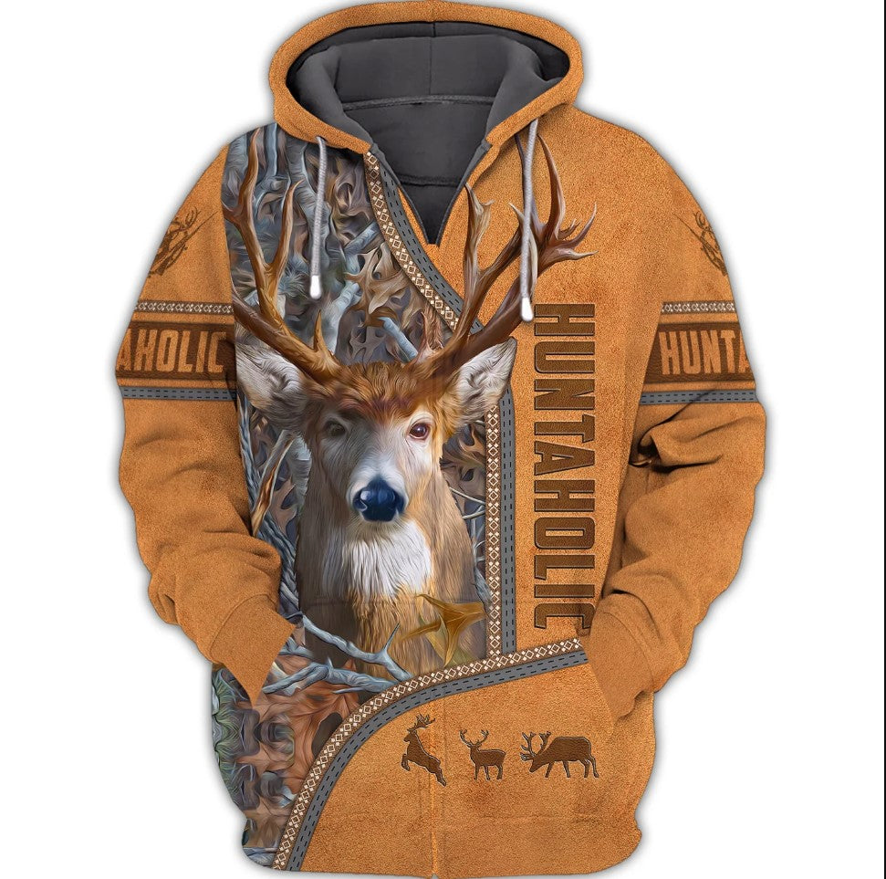 Huntaholic Deer Shirt 3D All Over Printed Clothes