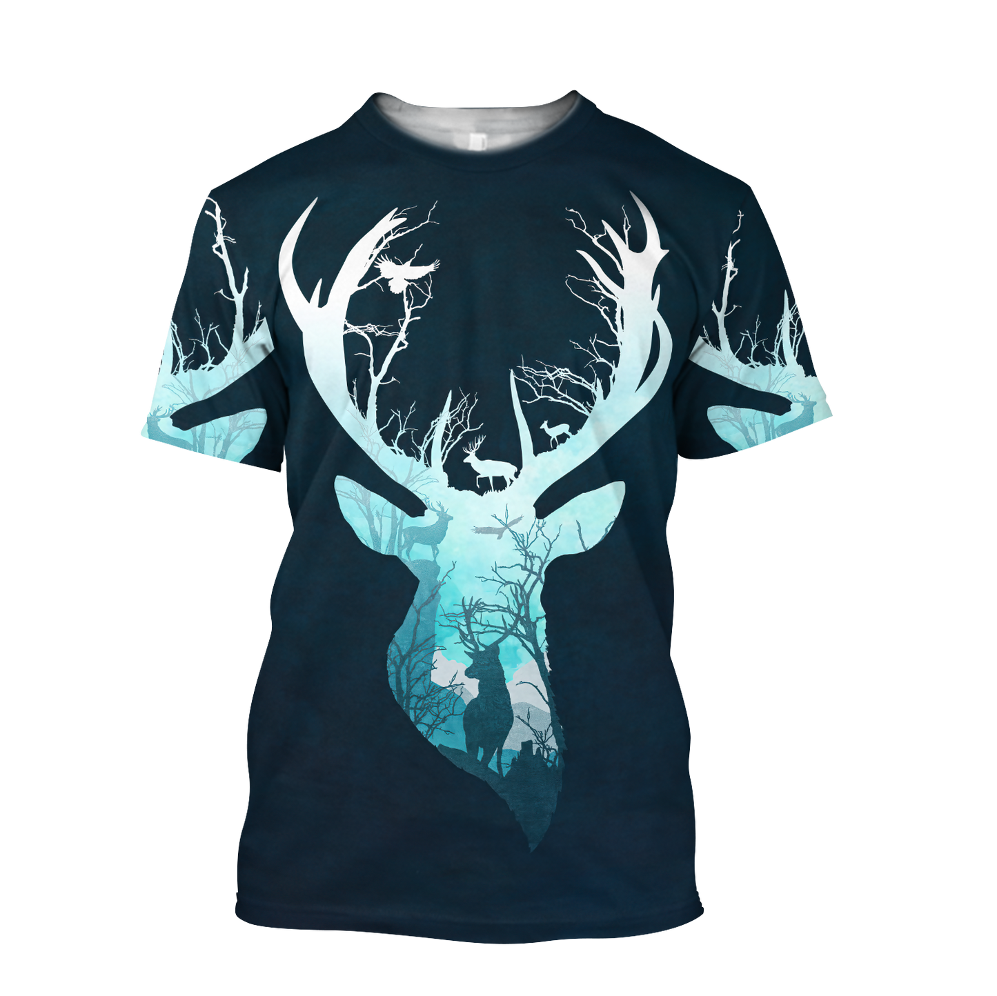 Deer Hunting Tree Life 3D All Over Printed Shirts Gift For Hunter