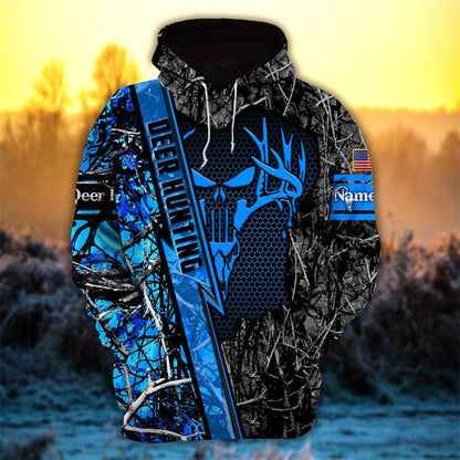 Personalized Deer Hunter Hunting Hoodies 3D Multicolored