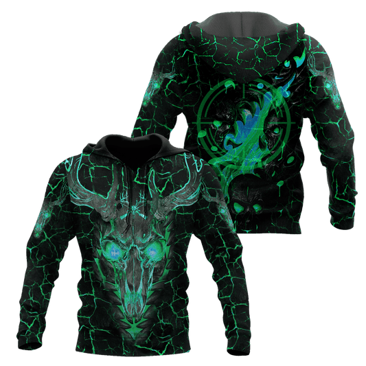 Deer Hunting 3D Over Printed Hoodie