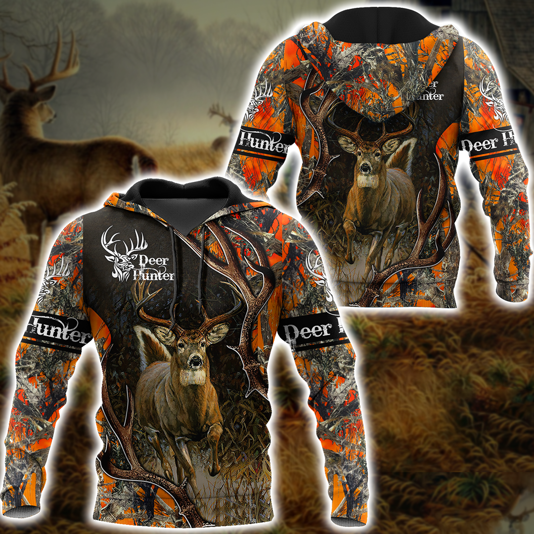 Max Corner Amazing Camo Pattern Deer Hunting 3D All Over Printed Shirts Gift For Hunter