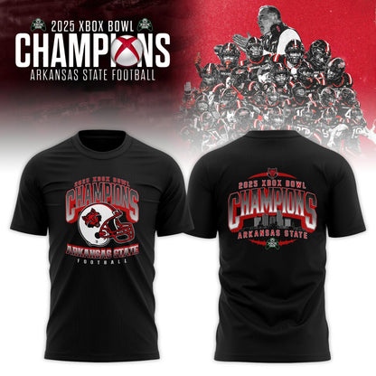 Arkansas State Red Wolves 2025 Xbox Bowl Champions T-shirt | FH63