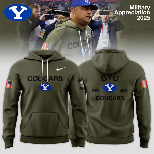 BYU Cougars 2025 Military Appreciation Limited Edition Hoodie | KY28