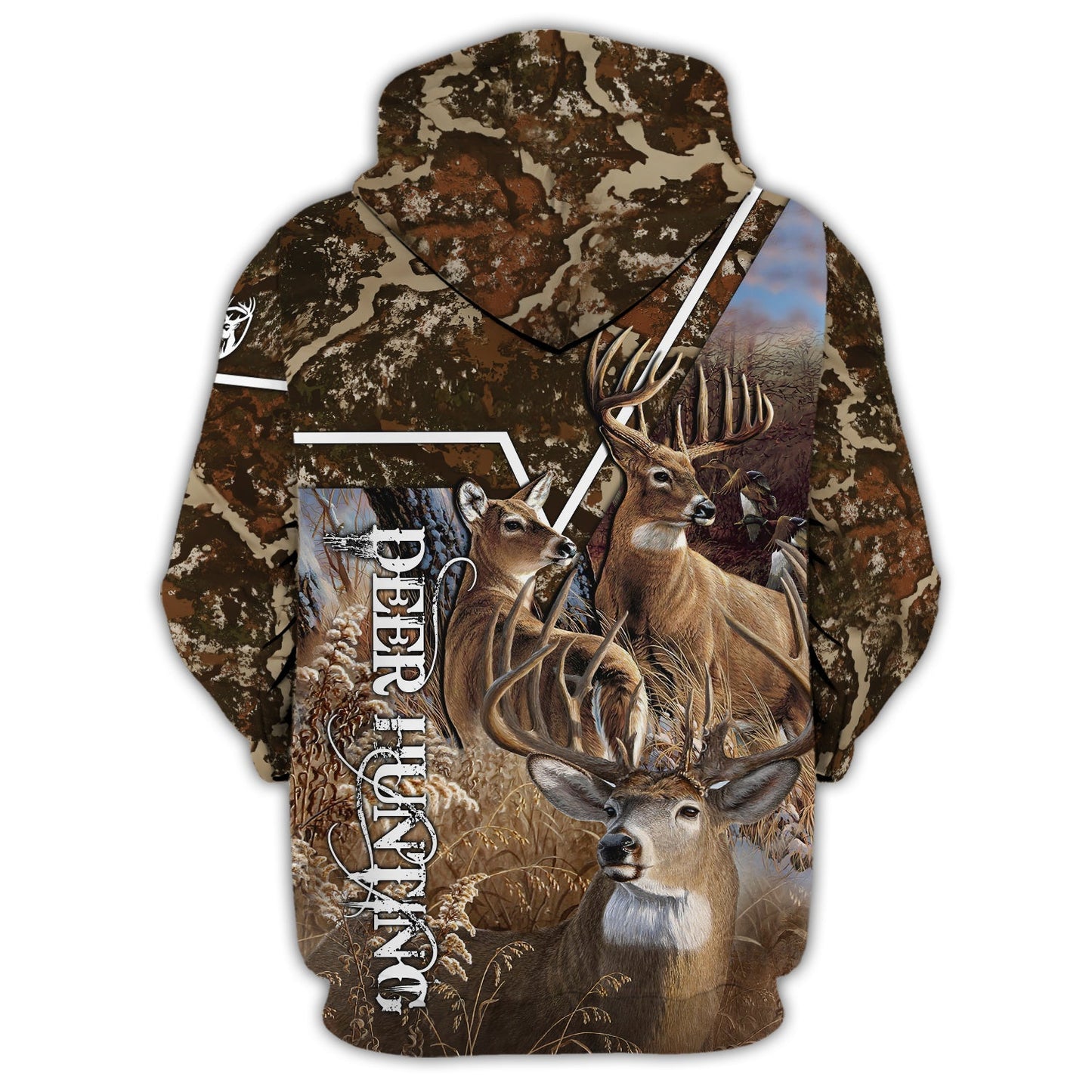 Custom Name Hunting Deer Shirt 3D All Over Printed Clothes