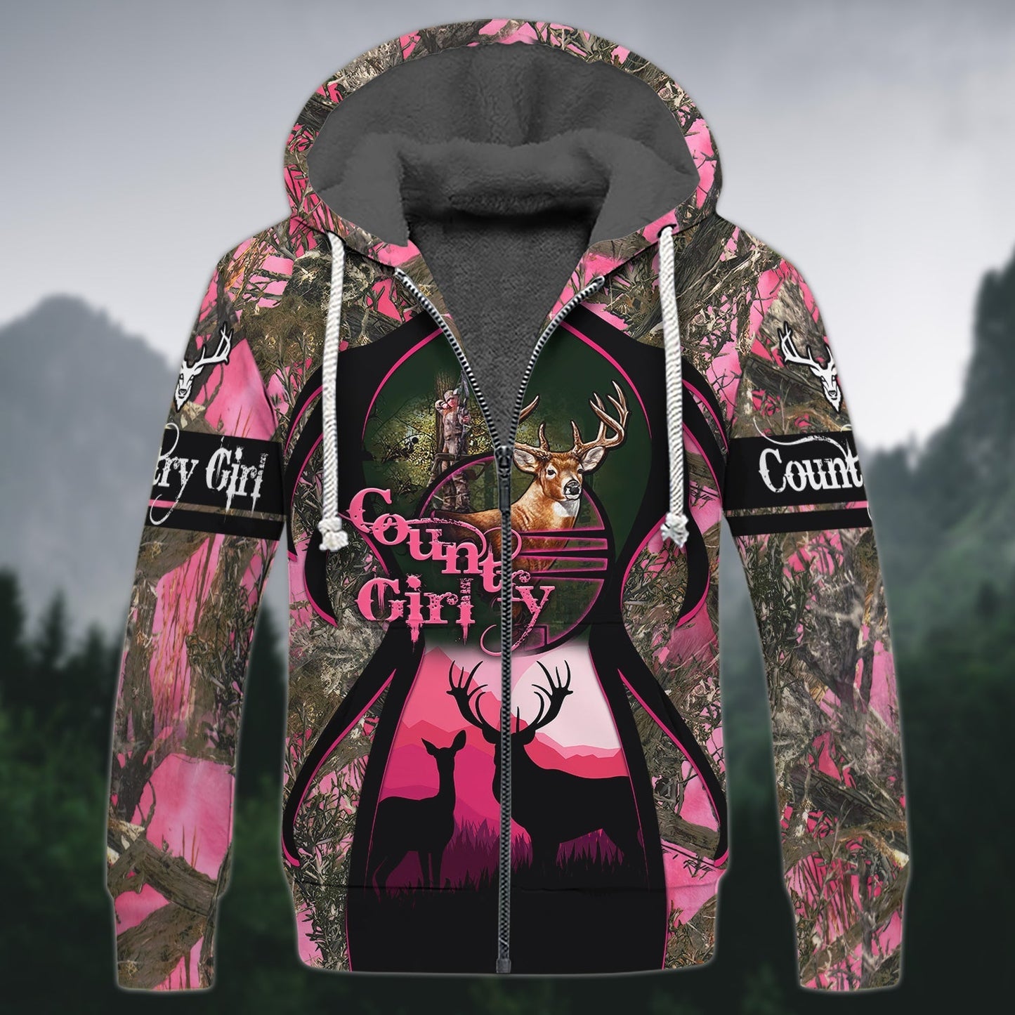 Hunting Country Girl 3D All Over Printed Clothes