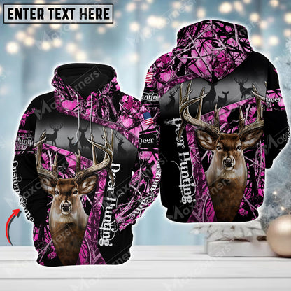 Custom Name Deer Hunting ( Multicolor Option ) 3D All Over Printed Clothes