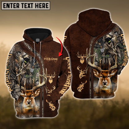 Custom Name Hunting Deer ( Multicolor Option ) Shirt 3D All Over Printed Clothes