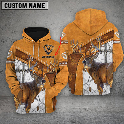 Custom Name Cross Hunting Deer ( Multicolor Option ) Shirt 3D All Over Printed Clothes