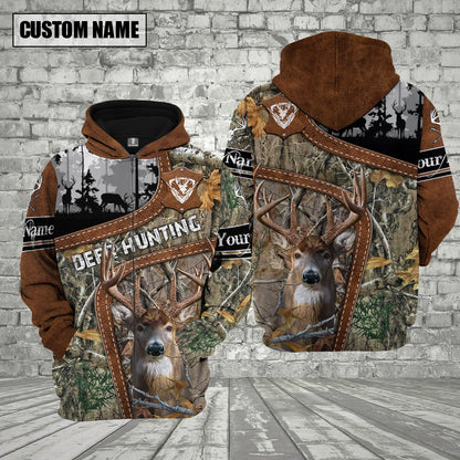 Custom Name Hunting Deer Camo ( Multicolor Option ) Shirt 3D All Over Printed Clothes