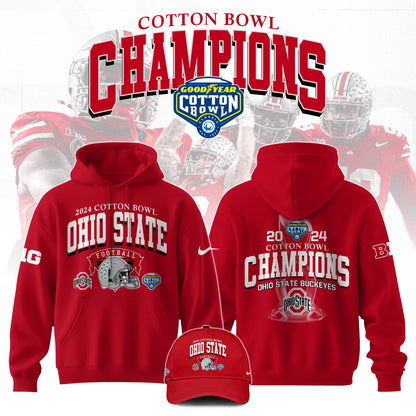 Unisex Ohio State Cotton Bowl Champions Hoodie Limited Edition