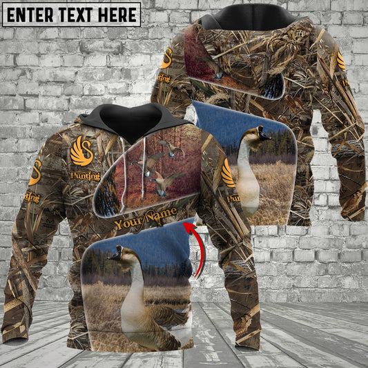 Custom Name Goose Hunting Camo 3D All Over Printed Clothes