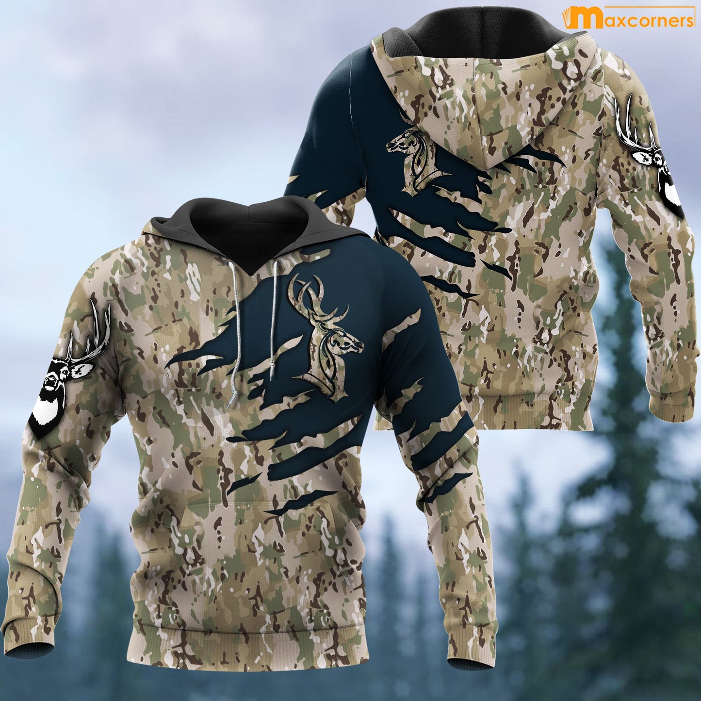 Deer Hunting Hoodie HU16