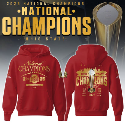 Ohio State Buckeyes NCAA National Champions Limited Edition Hoodie 2025