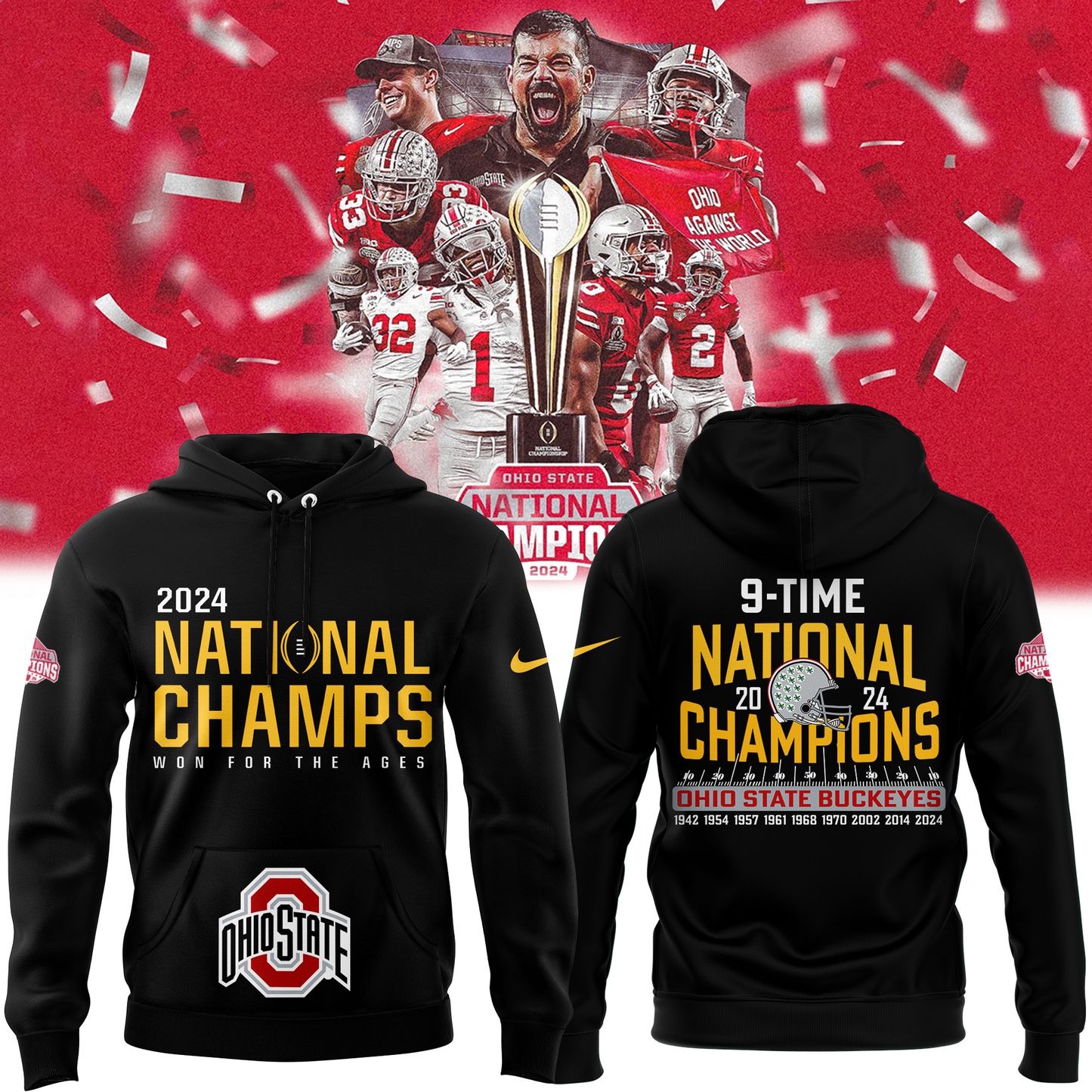 Ohio State Buckeyes NCAA National Champions Limited Edition Hoodie