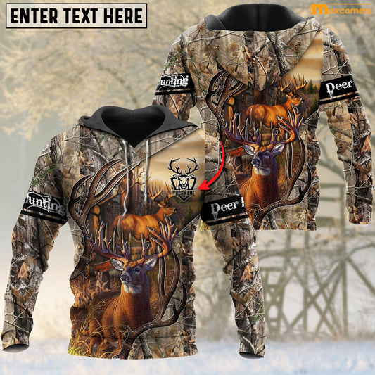 Deer Hunting Personalized 3D Shirts