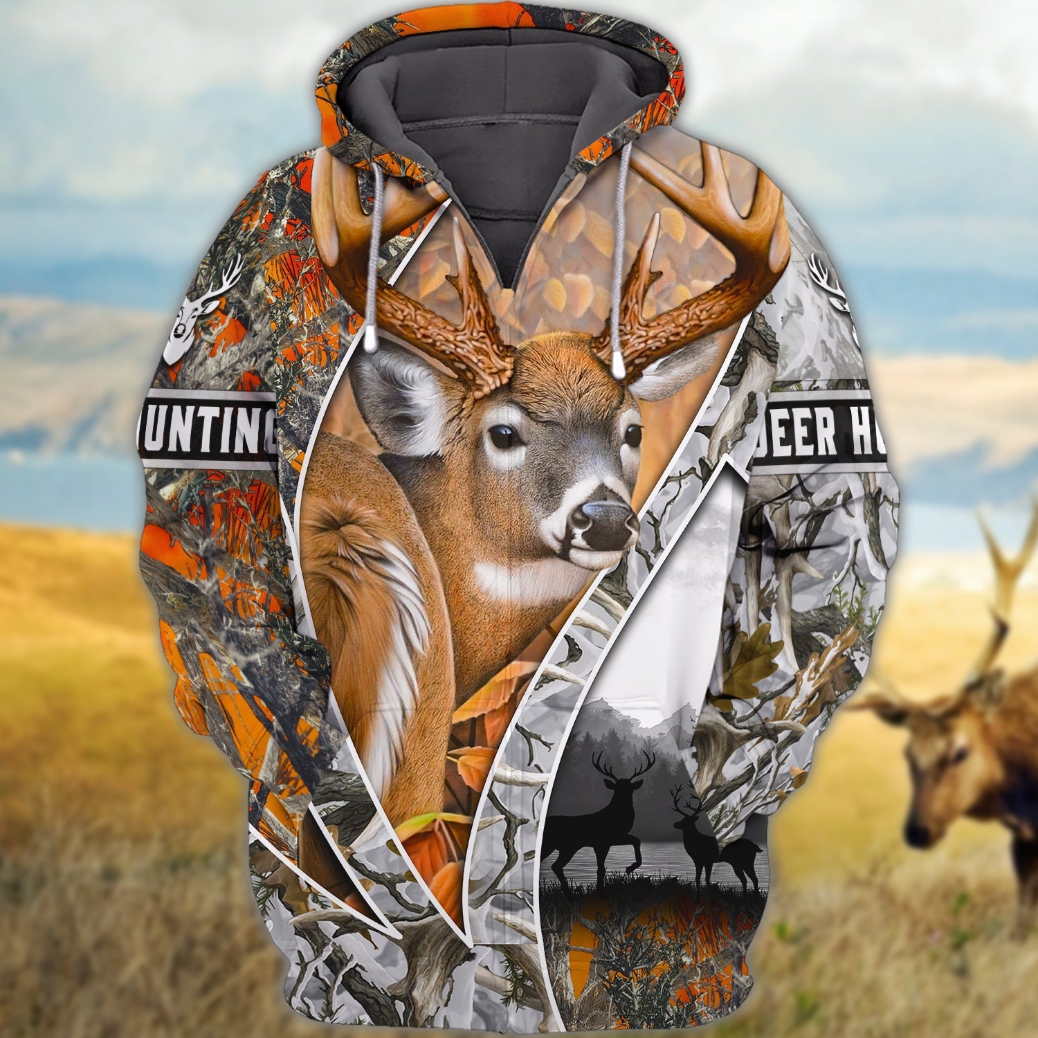 Hunting Deer Shirt 3D All Over Printed Clothes