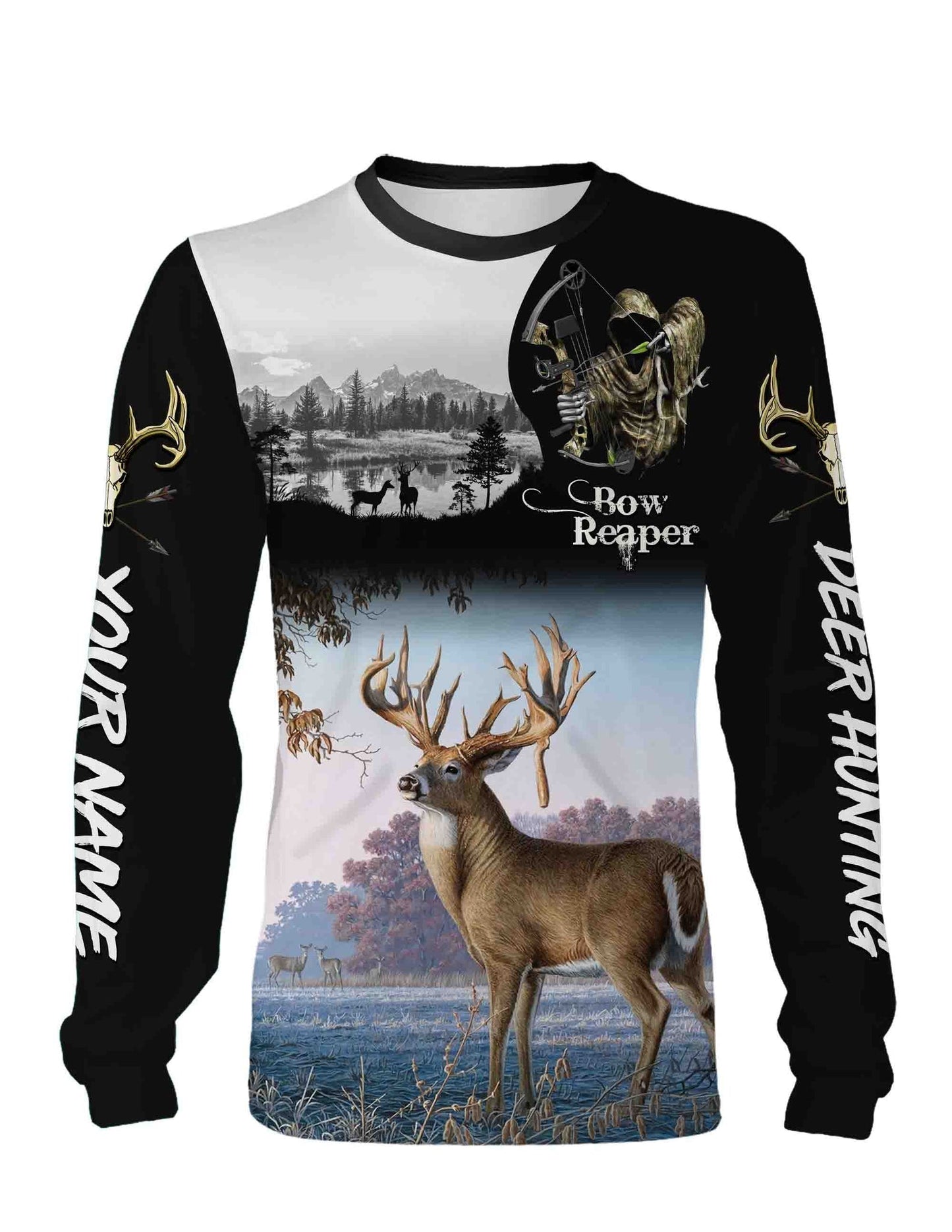 Deer Hunting Customize Name 3D Shirts