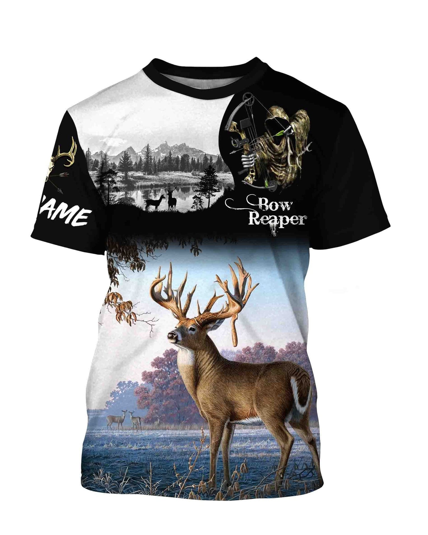 Deer Hunting Customize Name 3D Shirts