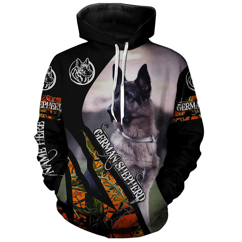 German Shepherd Hunting Customize Name 3D Shirts