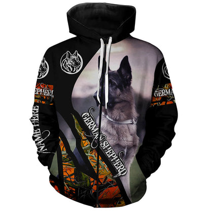 German Shepherd Hunting Customize Name 3D Shirts