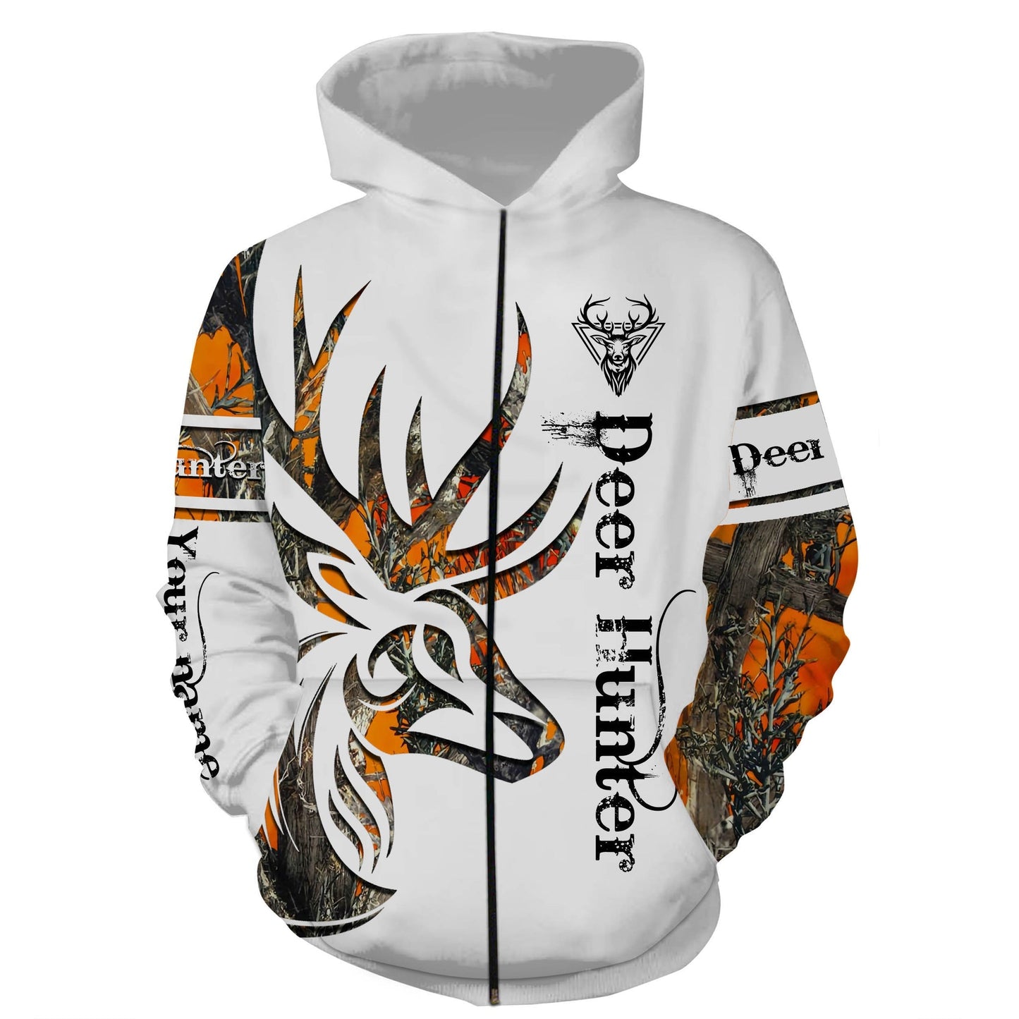 Deer Hunting Orange Customize Name 3D Shirts