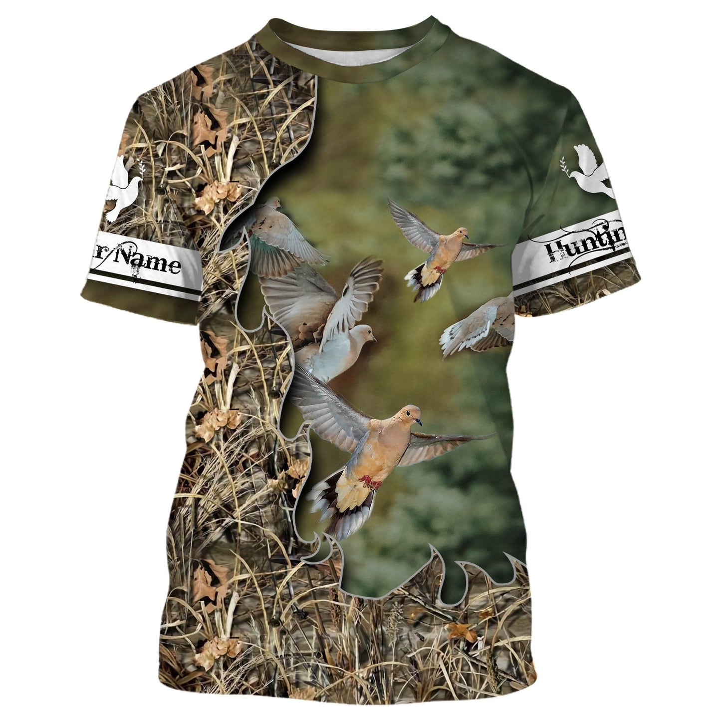 Dove Hunting Customize Name 3D Shirts