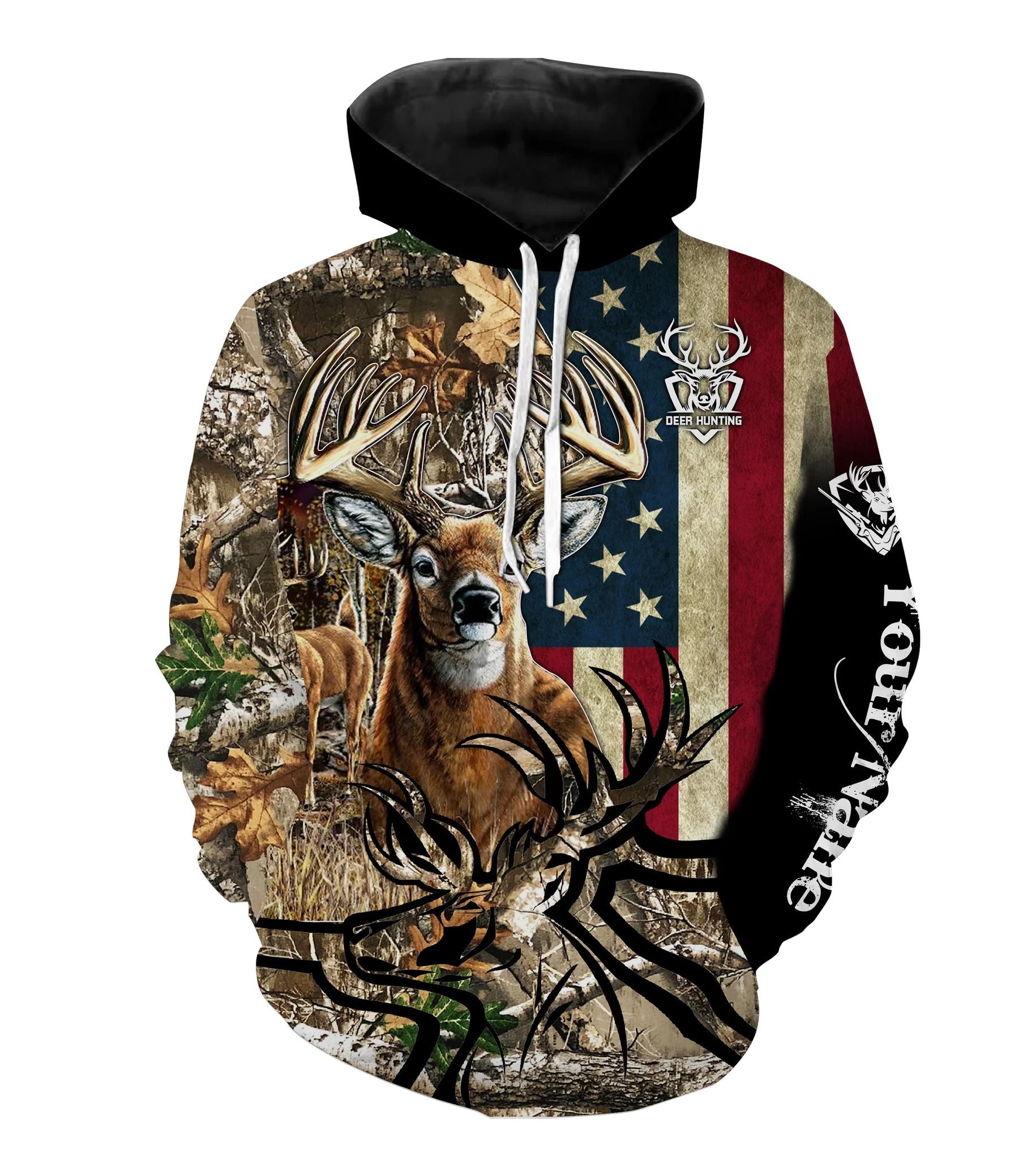 Deer Hunting A10 All Over Printed Hoodie