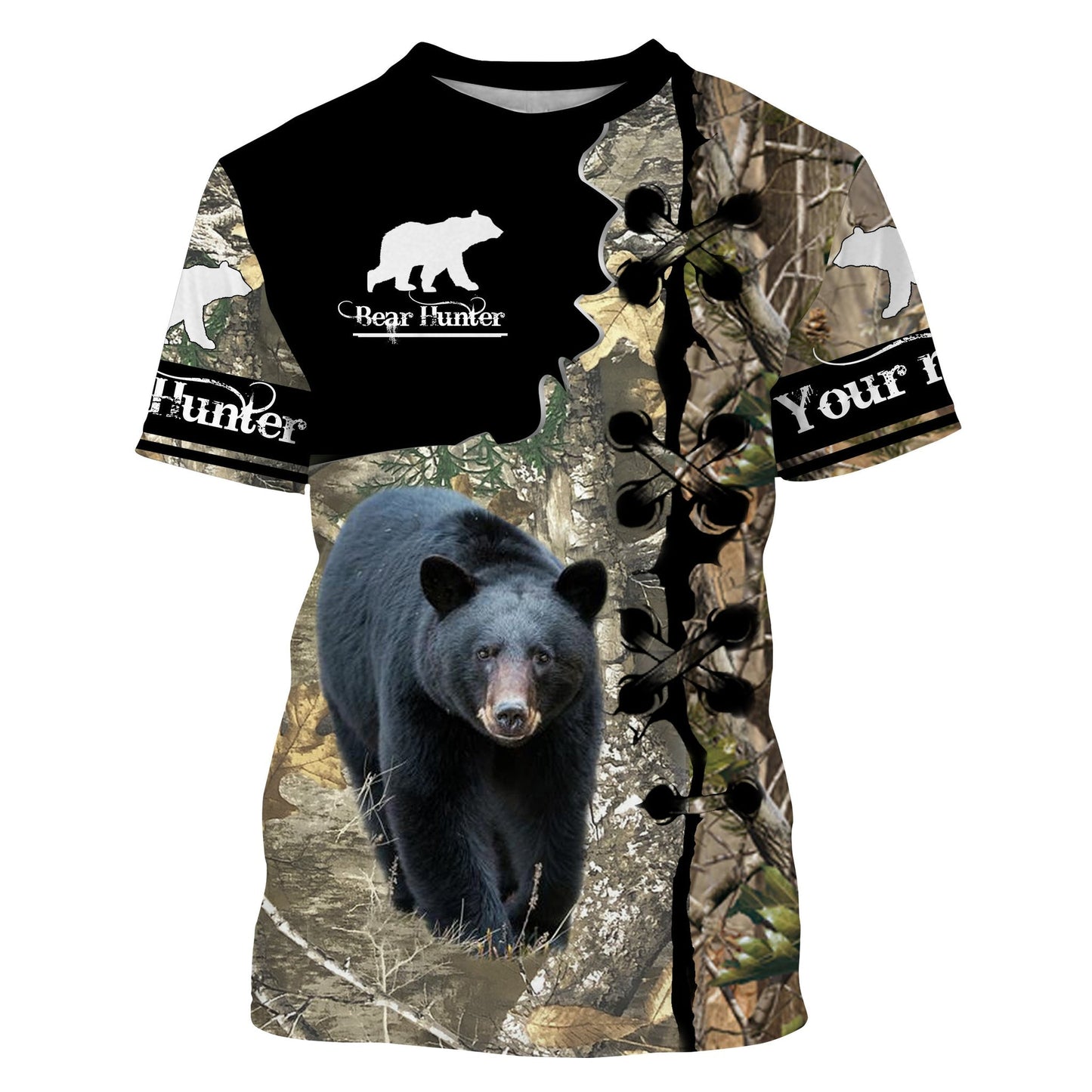 Bear Hunting Customize Name 3D Shirts